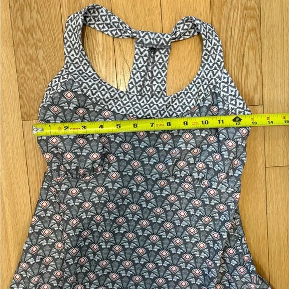 prAna Cali Dress Moonrock Geometric Racerback Athletic Dress (XS) - Picture 9 of 9